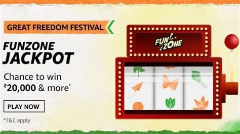 fun zone jackpot amazon quiz answers|Amazon Great Freedom Festival Funzone Jackpot .